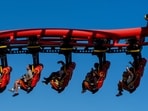 Six Flags X2 remains closed as California investigates serious rider injuries, leaving a major question over what happens to the coaster next.. (REUTERS/David Dee Delgado)(REUTERS)