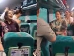 Train passengers celebrate mahila sangeet.