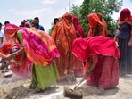 Women workers in Bikaner (ANI)