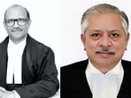 Justice Sandeep Mehta (L) and Rajasthan High Court Acting Chief Justice Sanjeev Prakash Sharma.