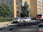A Russian military officer was reportedly killed and his wife wounded in a car explosion in St. Petersburg.