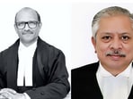 Justice Sandeep Mehta (L) and Rajasthan High Court Acting Chief Justice Sanjeev Prakash Sharma.