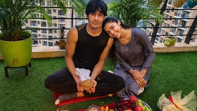Actor Eisha Singh with her brother Rudraksh Actor Eisha Singh with her brother Rudraksh