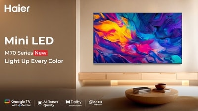 Mini LED technology and AI processing work together to deliver richer, clearer and more detailed visuals. (Haier)