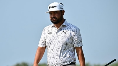 J.J. Spaun’s withdrew during the sixth hole of the opening round at East Lake Golf Club. (AFP) J.J. Spaun’s withdrew during the sixth hole of the opening round at East Lake Golf Club. (AFP)