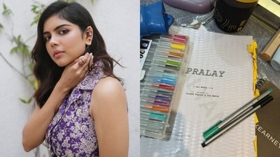 Kalyani Priyadarshan posted a glimpse of her time in Mumbai.
