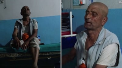 A 68-year-old man said his wife got buried in mud right before his eyes. (Facebook/ANI)