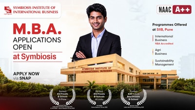 SIIB admissions through SNAP 2026 (Symbiosis Institute of International Business (SIIB)) SIIB admissions through SNAP 2026 (Symbiosis Institute of International Business (SIIB))