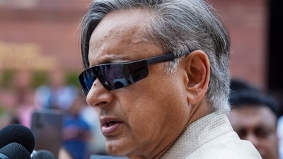 Congress MP Shashi Tharoor drew parallels between how a youth-led uprising was received in India and other countries. (PTI) Congress MP Shashi Tharoor drew parallels between how a youth-led uprising was received in India and other countries. (PTI)