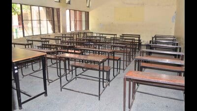 Student attendance at several schools was around 50-60%. (HT) Student attendance at several schools was around 50-60%. (HT)