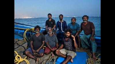The fishermen were stranded after a series of mechanical failures in their boat. (HT) The fishermen were stranded after a series of mechanical failures in their boat. (HT)