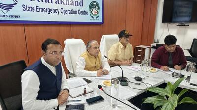 Vinay Ruhela, Vice-Chairman, State Advisory Committee, Disaster Management Department, and Lt Col Raghuvir Singh Bhandari (retd) held a review meeting with district magistrates here on Thursday