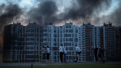Ukraine has been hammered by aerial attacks this month. Ukraine has been hammered by aerial attacks this month.