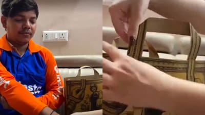 Swiggy Instamart’s delivery bags get a Raksha Bandhan twist. (LinkedIn/Aparna Debnath) Swiggy Instamart’s delivery bags get a Raksha Bandhan twist. (LinkedIn/Aparna Debnath)