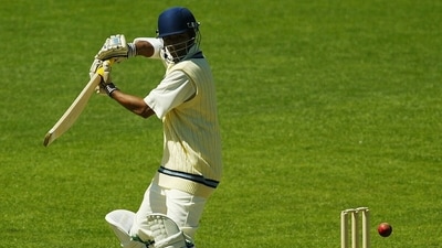 A shot from 2003, the last time this batsman represented any form of the Indian team (AFP)
