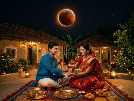 ২০২৬ সালের ২৮ অগস্ট রাখি পূর্ণিমা। (ছবিটি প্রতীকী, ন্যানো ব্যানানা দিয়ে তৈরি করা)