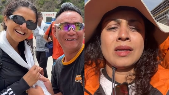 Manasi Parekh escapes deadly Tibet floods by hours, shares chilling video from Gyirong Port.