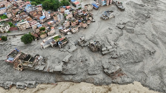Nepal's disaster was a fluvial flood — caused by rivers overflowing — and more than one likely interconnected river was involved.