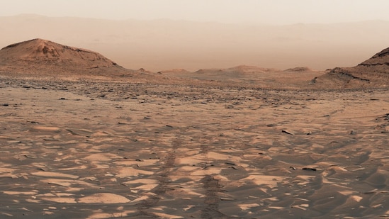 NASA described the moment as the rover reaching the “pinnacle - so far” of its mission.(NASA)