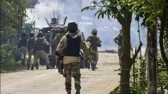Officials said intense firing was reported in the area following the attack.