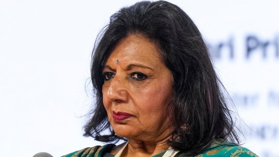 The exchange began after Kiran Mazumdar-Shaw criticised the condition of roads in Anekal.