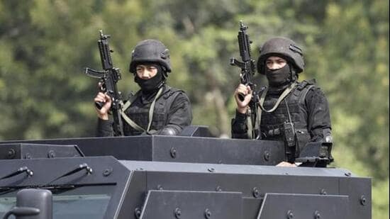 The NSG, which is India’s counter terror ops force conducts such commando training.