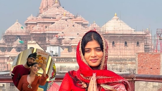 Manpreet Kaur Saluja, (inset) with her brother