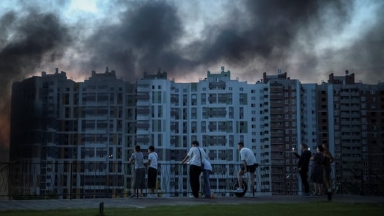 Ukraine has been hammered by aerial attacks this month.