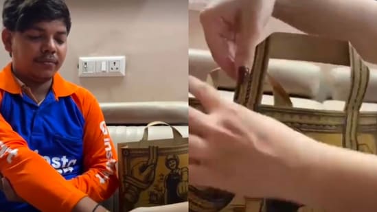 Swiggy Instamart delivery bag handle doubles as a rakhi for ‘delivery bhaiyas’