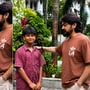 খুদে ভক্তের সঙ্গে প্রসেনজিৎ চট্টোপাধ্যায়। 