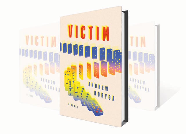 Andrew Boryga’s Victim is about a writer who manufactures stories of suffering. Andrew Boryga’s Victim is about a writer who manufactures stories of suffering.