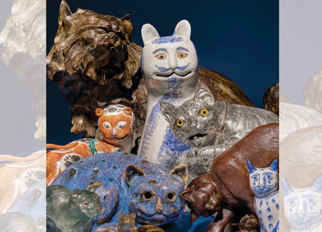 Sandy Lerner’s 1,000 cat-themed artworks, jewellery and collectibles are up for auction. (BONHAMS) Sandy Lerner’s 1,000 cat-themed artworks, jewellery and collectibles are up for auction. (BONHAMS)