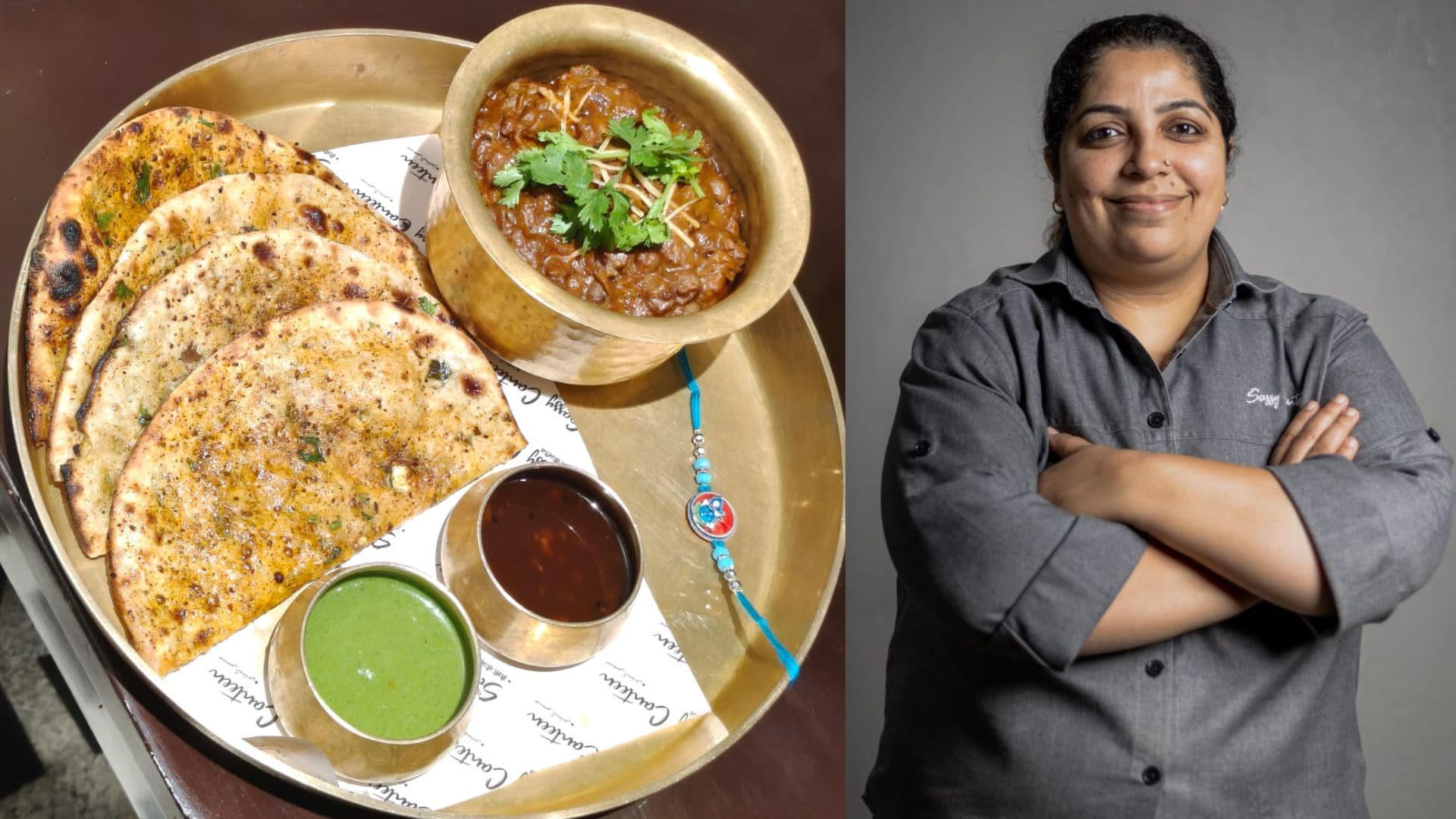 Chef Himani Sharma and her Amritsari Chole platter Chef Himani Sharma and her Amritsari Chole platter