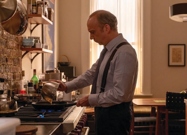 In Billions, Chuck Rhoades makes a US country-style omelette.