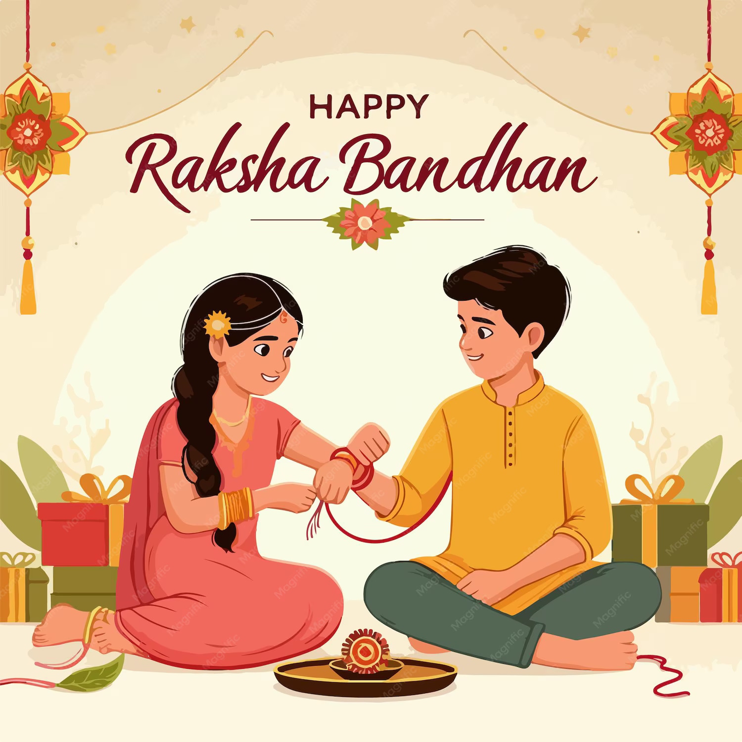 Happy Raksha Bandhan 2026. (Freepik) Happy Raksha Bandhan 2026. (Freepik)