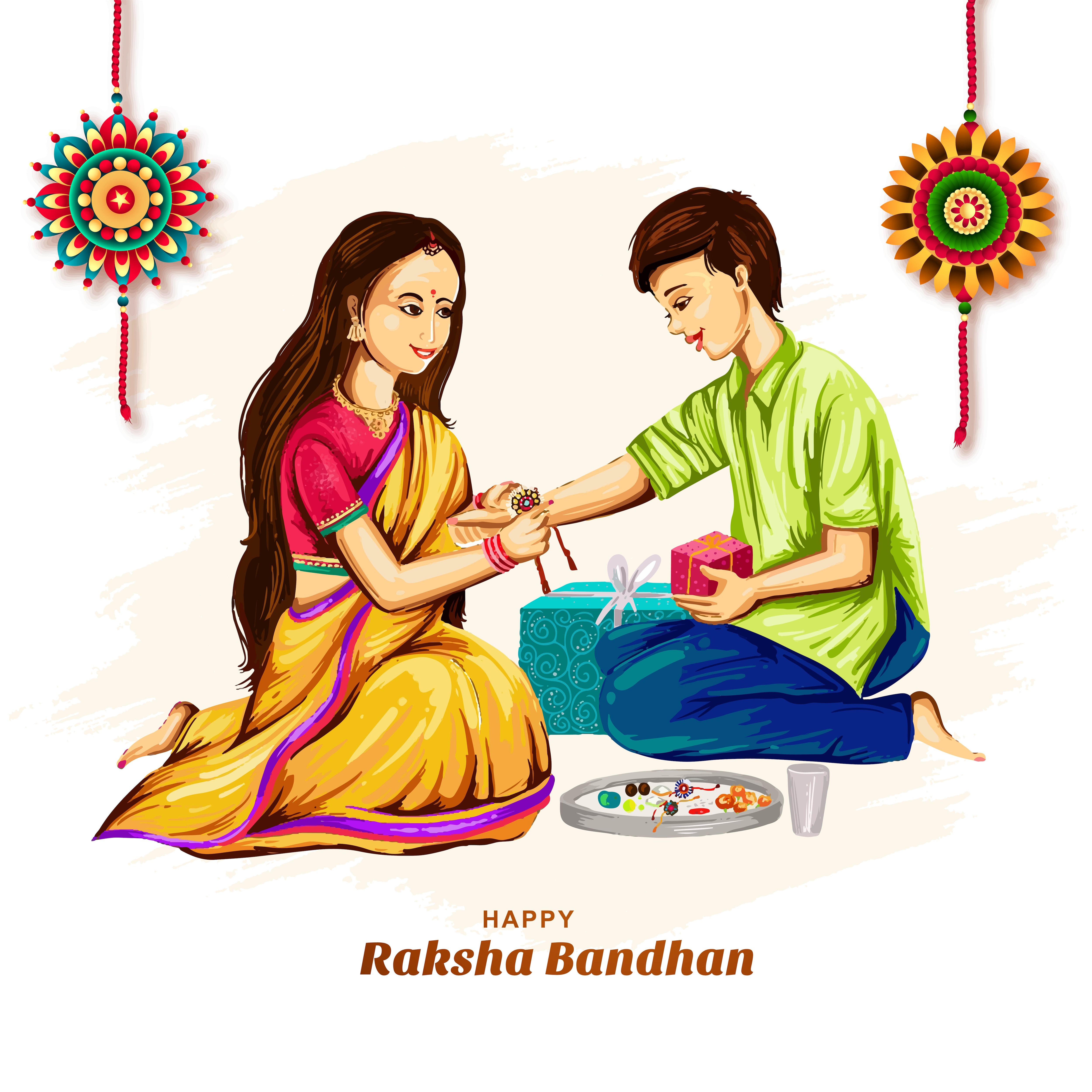 Happy Raksha Bandhan 2026. (Freepik) Happy Raksha Bandhan 2026. (Freepik)