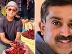 Food vlogger Kripal Amanna (L) and his brother-in-law, VS Balasubramanyam (R). 