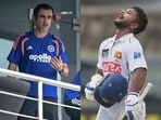 Gautam Gambhir applauds Sonal Dinusha after Sri Lanka’s fighting draw in Colombo. Gautam Gambhir applauds Sonal Dinusha after Sri Lanka’s fighting draw in Colombo.