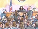 States' attorneys and Meta lawyers speak with US district judge Yvonne Gonzalez Rogers after Meta Platforms agreed to pay up to $18 billion over the next decade and strictly limit how teenagers use Facebook and Instagram.(Reuters)