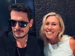 Photo of Milo Yiannopoulos (L) and US Rep. Marjorie Taylor Greene (R) shared by Laura Loomer. (LauraLoomer/ X)