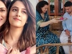 Following the ad controversy, Kriti Sanon and Kangana Ranaut shared pictures from their Raksha Bandhan celebrations