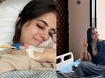Uorfi Javed hospitalised again, shares hospital bed photo and IV cannula glimpse.