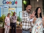 A Google Hyderabad employee brought her parents to her office for the first time and shared the emotional moment.(Instagram/thatmoodycoder)