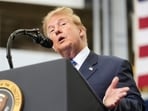 Donald Trump speaks during an event to present the Congressional Space Medal of Honor to Artemis II crew members, Friday, Aug. 28.(AP)