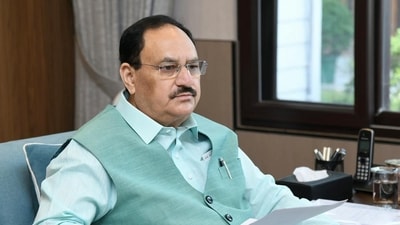 JP Nadda, who earlier held negotiations with Cockroach Janata Party (@MoHFW_INDIA X/ ANI Photo)