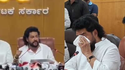 B Nagendra's resignation came amid heightened political pressure on him and the Congress government over the alleged Valmiki Corporation scam case. (X video grabs) B Nagendra's resignation came amid heightened political pressure on him and the Congress government over the alleged Valmiki Corporation scam case. (X video grabs)