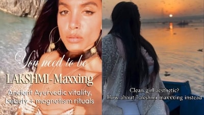 ‘Lakshmi-maxxing’ turns Indian spiritual traditions into a modern beauty and wellness idea (Instagram)