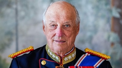 Norway's King Harald V, Europe's oldest reigning monarch, died on August 28, 2026 at the age of 89. ((Photo by Lise �serud / NTB / AFP) / Norway OUT)