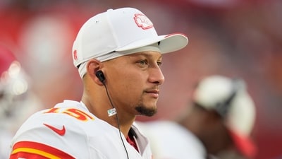 Kansas City Chiefs quarterback Patrick Mahomes during the first half an NFL football game against the Tampa Bay Buccaneers, Saturday, Aug. 22. (AP Photo/Chris O'Meara)
