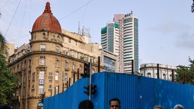 File photo: The Bombay Stock Exchange (BSE) building, rear, in Mumbai (Bloomberg) File photo: The Bombay Stock Exchange (BSE) building, rear, in Mumbai (Bloomberg)